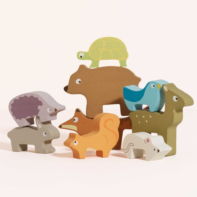 Alternative view of Woodland Stacking Forest Animals & Bag - 10 Pieces