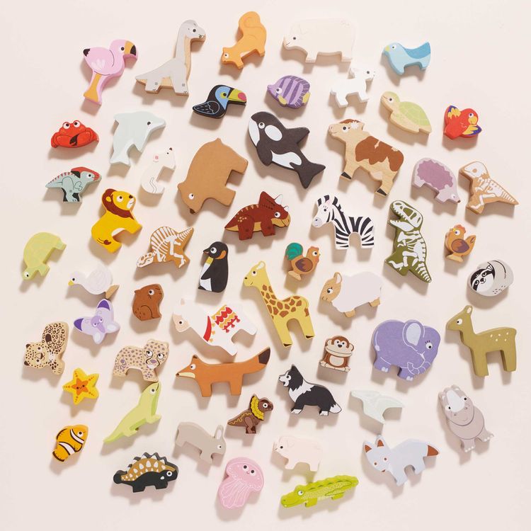 Woodland Stacking Forest Animals & Bag - 10 Pieces - Image 5