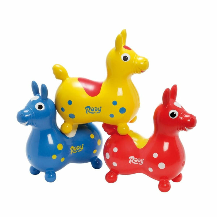 Yellow Rody Horse Inflatable Bouncer Ride-on - Image 3