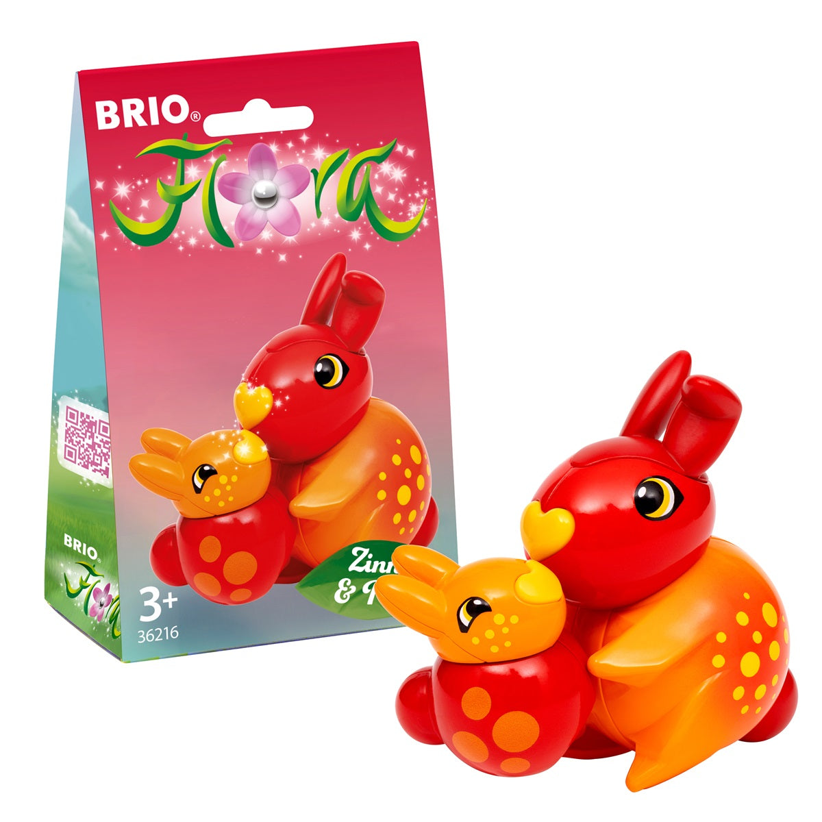 Zinnia & Peach Flora Figures