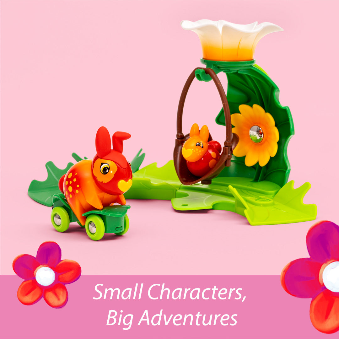 Zinnia & Peach Flora Figures - Image 3