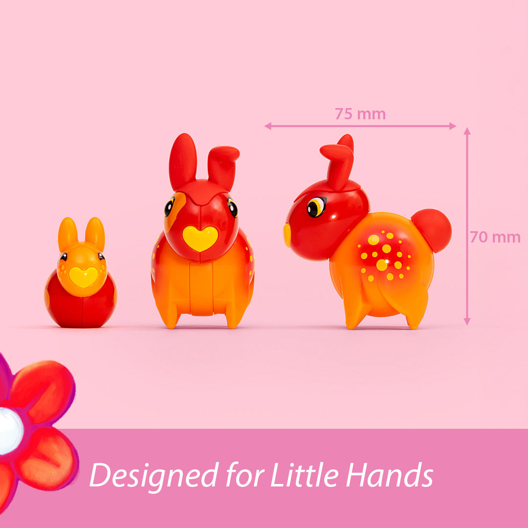 Zinnia & Peach Flora Figures - Image 4